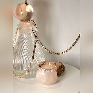 Timeless Rose Gold Sterling Silver Necklace, Bracelet, and Eternity Ring NEW